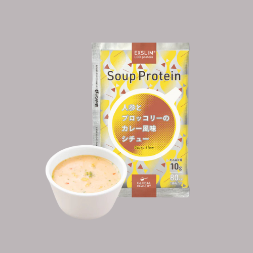 エクサスリムスーププロテイン 人参とブロッコリーのカレー風味シチュー 小袋25g