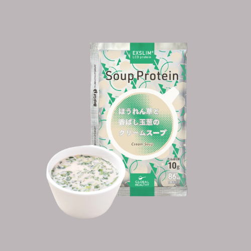 エクサスリムスーププロテイン ほうれん草と玉ねぎのクリームスープ 小袋25g
